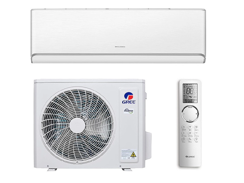 Кондиционер Gree Airy Inverter R32 GWH24AVEXF-K6DNA1A white 1