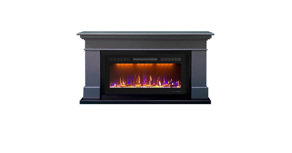 Портал Royal Flame California под Crystal 36/40 Graphite Grey, черный 1