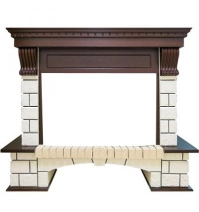 Портал Royal Flame Pierre Luxe под Dioramic 33 темный дуб портал 1