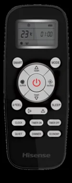 Сплит-система Hisense AS-07HW4SYDTG035ВG/IN/AS-07HW4SYDTG035ВW/OUT Black Crystal Classic A, On/Off 3