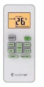 Сплит-система Systemair Sysplit Wall Smart 30 V3 HP Q, On/Off 3