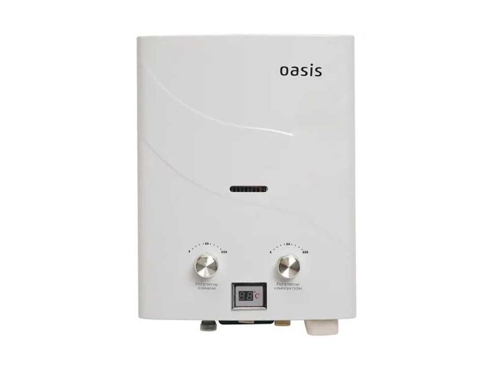 Водонагреватель газовый Oasis B-12W бездымоходный 1