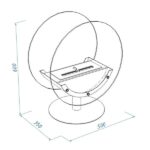 Биокамин Royal Thermo RTBFP-F500ML Mirror Lens 6 Биокамин Royal Thermo RTBFP-F500ML Mirror Lens 6