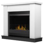 Каминокомплект: Биокамин Firelight BFP/P-2520, портал Canto 25 белый 1 Каминокомплект: Биокамин Firelight BFP/P-2520, портал Canto 25 белый 1