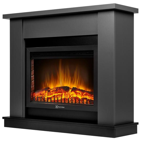 Каминокомплект Firelight: Очаг EFP/P-2720RLS N, портал Canto 25 графит 1