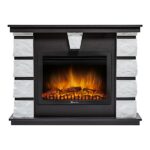 Каминокомплект: Очаг Electrolux EFP/P-2520LS N, портал Excalibur 25 камень белый 2 Каминокомплект: Очаг Electrolux EFP/P-2520LS N, портал Excalibur 25 камень белый 2