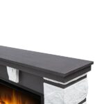 Каминокомплект: Очаг Electrolux EFP/P-2520LS N, портал Excalibur 25 камень белый 3 Каминокомплект: Очаг Electrolux EFP/P-2520LS N, портал Excalibur 25 камень белый 3