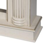 Каминокомплект: Очаг Electrolux EFP/P-3620LS, портал Olympia 42/40/36, сл. кость с зол. патиной 5