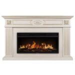 Каминокомплект: Очаг Electrolux EFP/P-3620LS, портал Siena 42/40/36, сл. кость с зол. патиной 2 Каминокомплект: Очаг Electrolux EFP/P-3620LS, портал Siena 42/40/36, сл. кость с зол. патиной 2