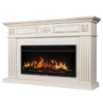 Каминокомплект: Очаг Electrolux EFP/P-4220LS, портал Siena 42/40/36, сл. кость с зол. патиной 1 Каминокомплект: Очаг Electrolux EFP/P-4220LS, портал Siena 42/40/36, сл. кость с зол. патиной 1