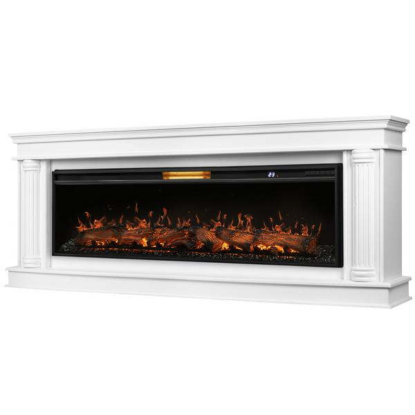 Каминокомплект: Очаг Royal Thermo Aurora RTFP/P-AR60LS, портал Olympia 60, белый 1