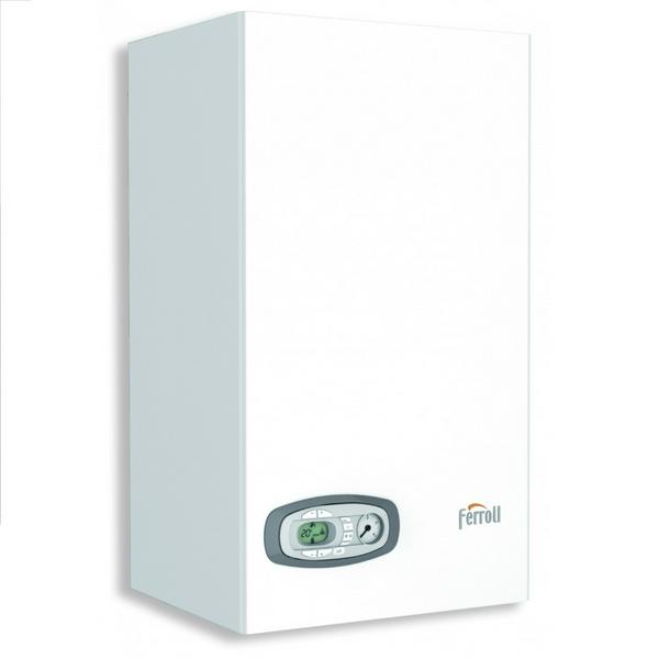 Котел газовый Ferroli Vitatech D F24 настенный, 2 конт., закр. кам. сгор. 1