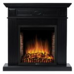 Портал Firelight Bianco 30 черная эмаль 2