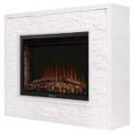 Портал Firelight Loft 30 камень белый, белая эмаль 1 Портал Firelight Loft 30 камень белый, белая эмаль 1